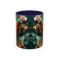 Vizsla Floral Accent Coffee Mug — Dog Portrait Botanical 11/15oz
