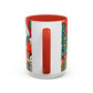 Yellow Santa Holiday Mug | Christmas Accent Coffee Mug (11,15oz)