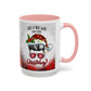 Just a Girl Who Loves Christmas Skull Mug | Accent Coffee Mug 11oz/15oz