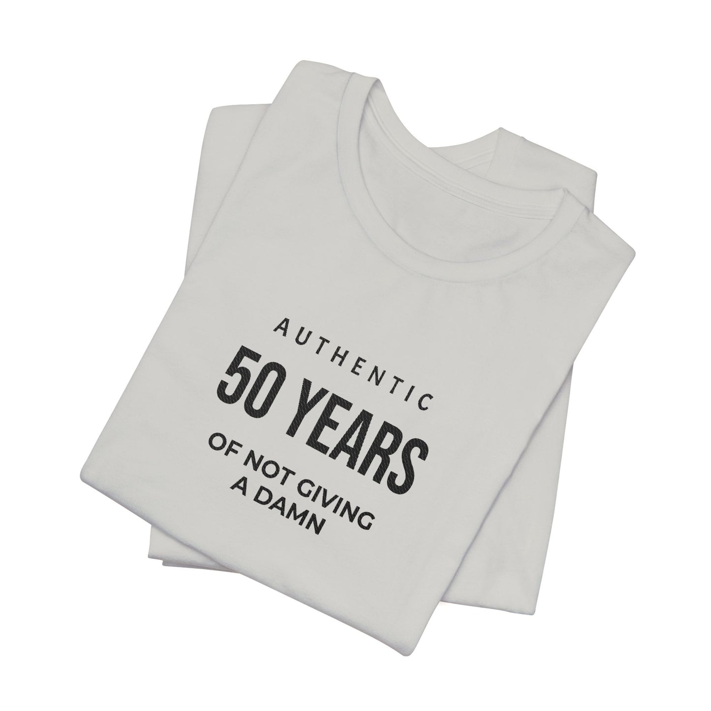 Customized Authentic 50 Years Of Not Giving A Damn T-Shirt | 50th Birthday Tee