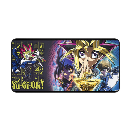 Yu-Gi-Oh! Collage Desk Mat | Gaming Mouse Pad with Yami Yugi, Yusei & Friends