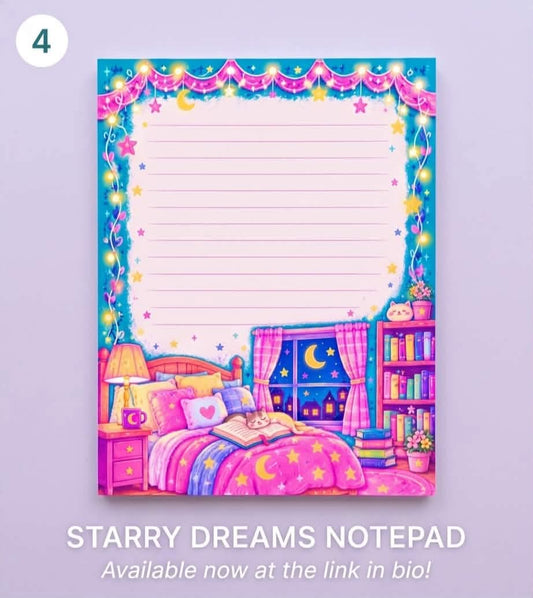 Starry Dreams Notepad