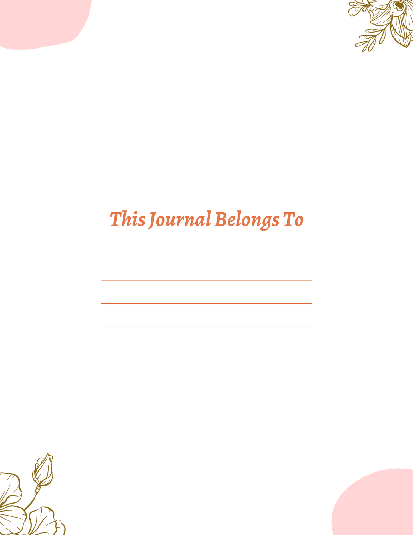 Gratitude Journal With Prompts | Digital Download