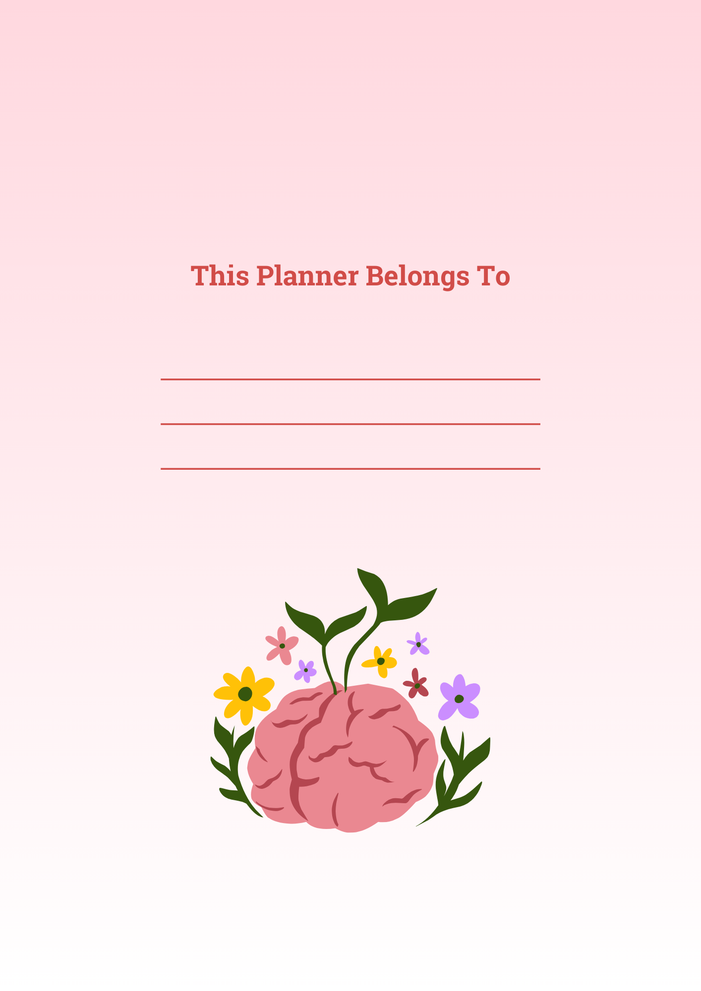 Mental Health Planner | Digital Download