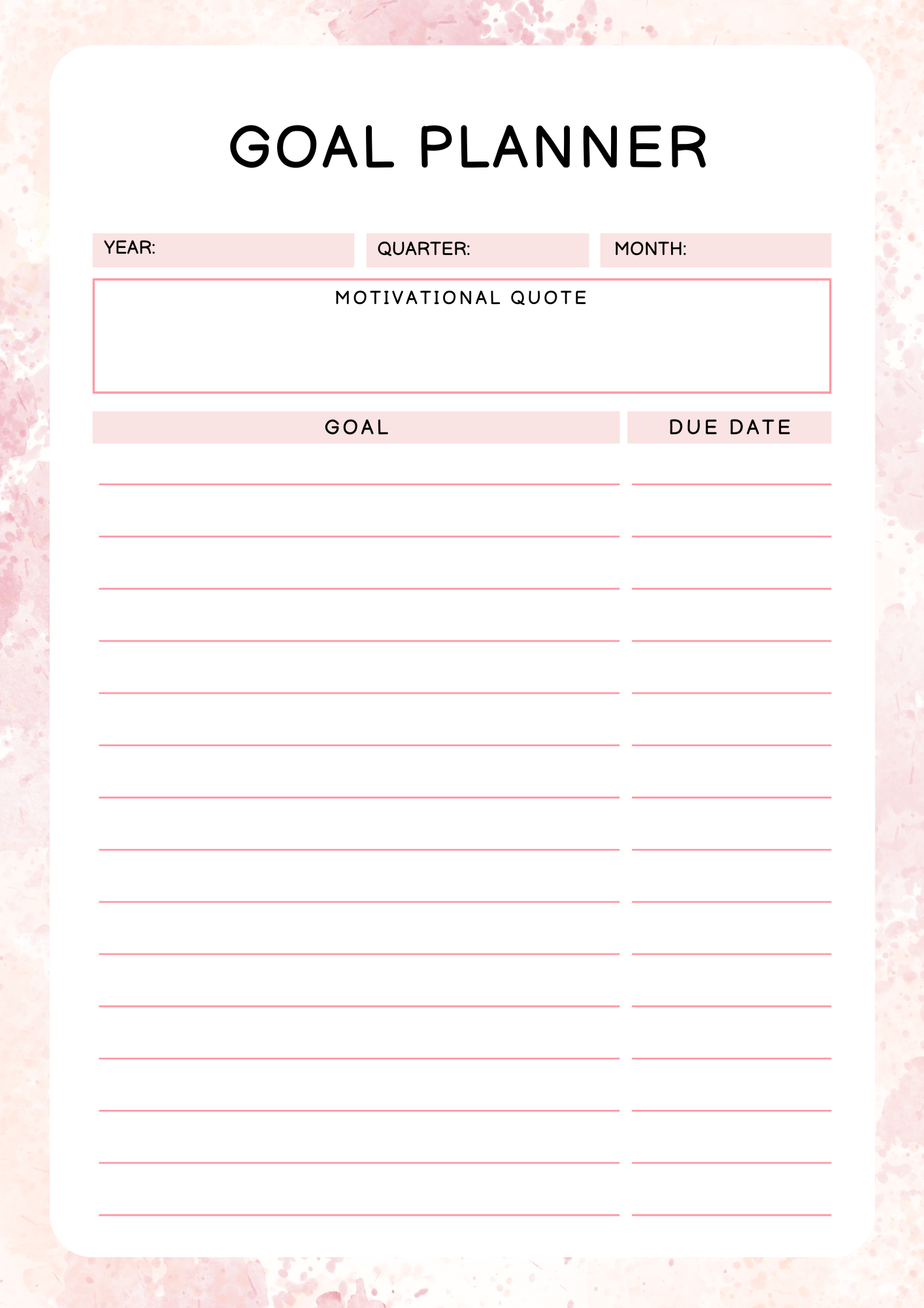 Life Planner | Digital Download
