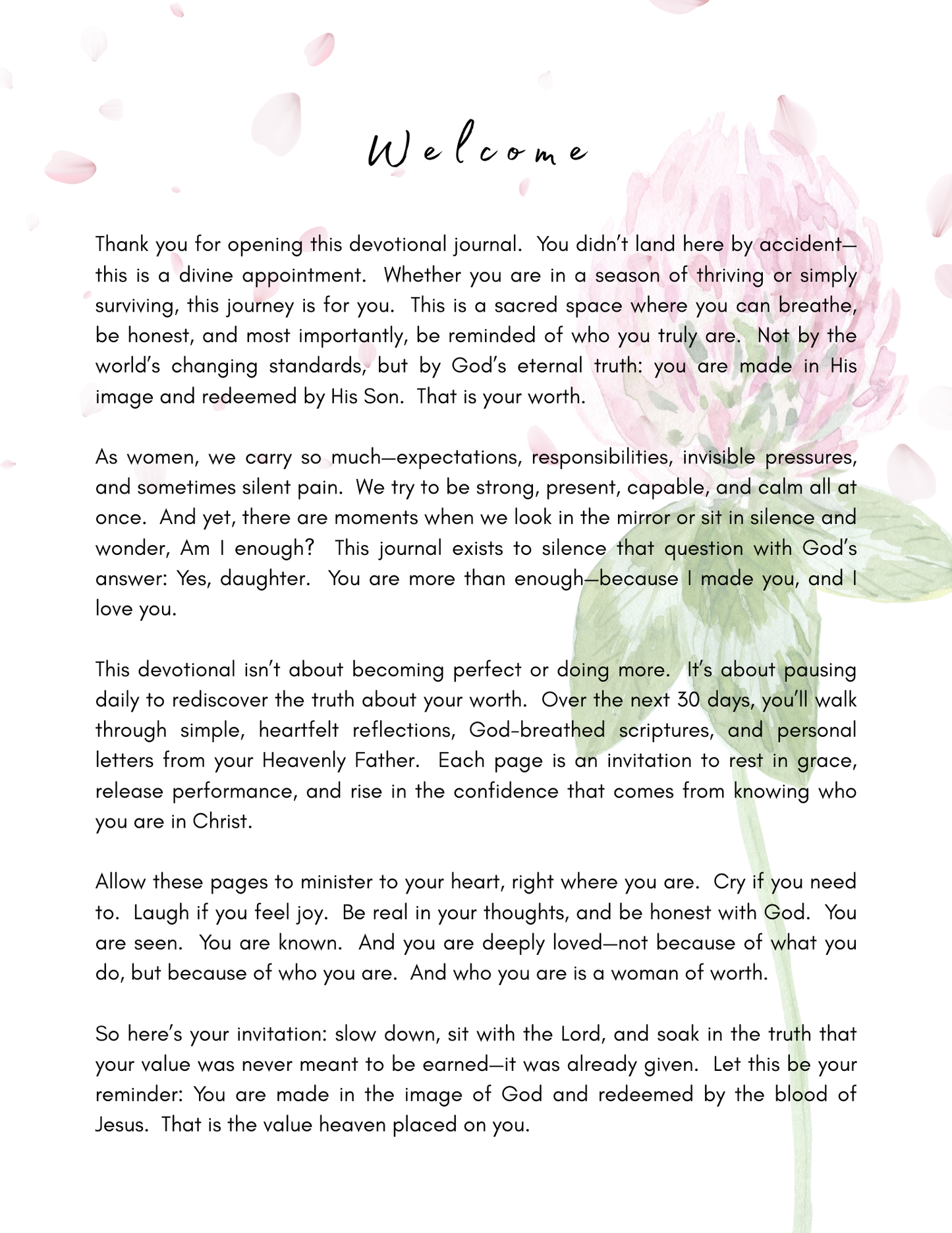 She is Worthy | Devotional Journal for Women