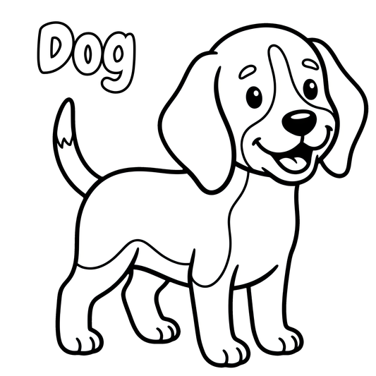 Kid's Cute Animals Coloring Book | 8x8 in