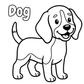 Kid's Cute Animals Coloring Book | 8x8 in
