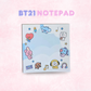 BT21 Inspired Notepad (50 Pages)