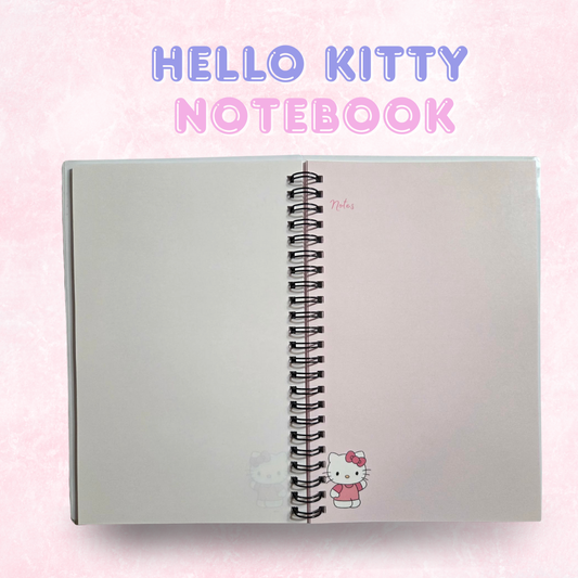 Hello Kitty Inspired Laminated Notebook | 60 Pages