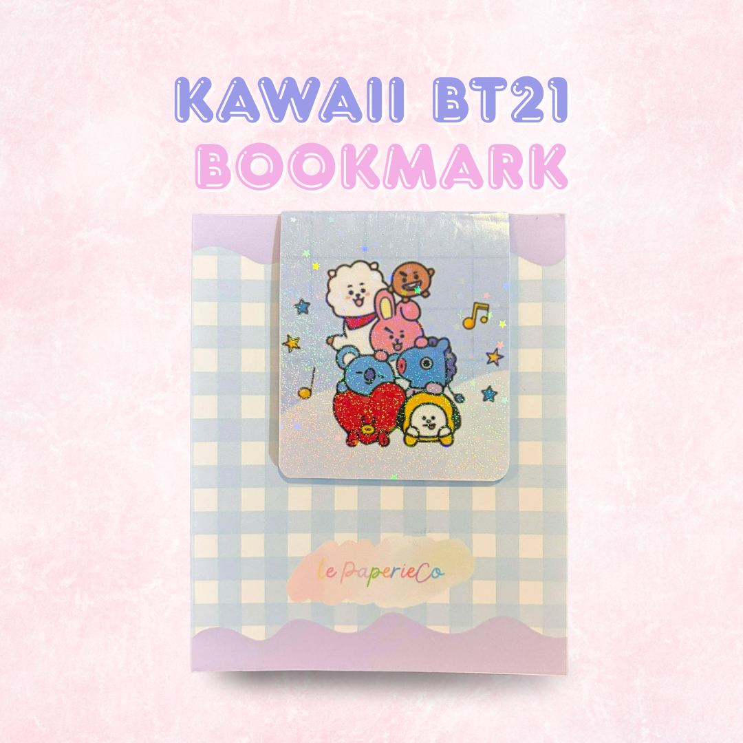 Kawaii BT21 Inspired Magnetic Bookmark