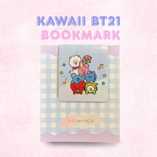 Kawaii BT21 Inspired Magnetic Bookmark
