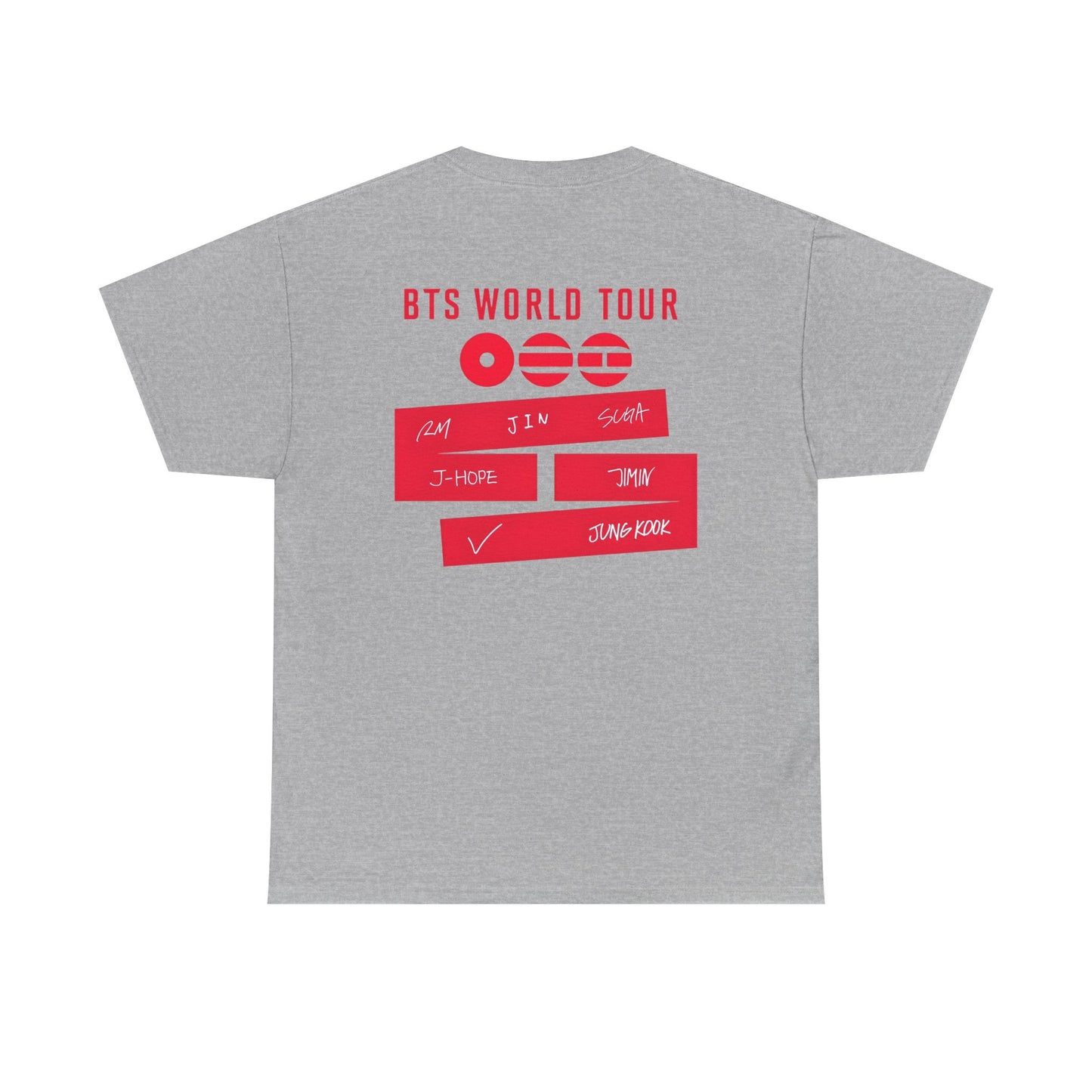 K-Pop World Tour Tee | BTS Fan Band Tour Shirt