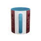 Cute Santa Face Holiday Mug | Christmas Accent Coffee Mug