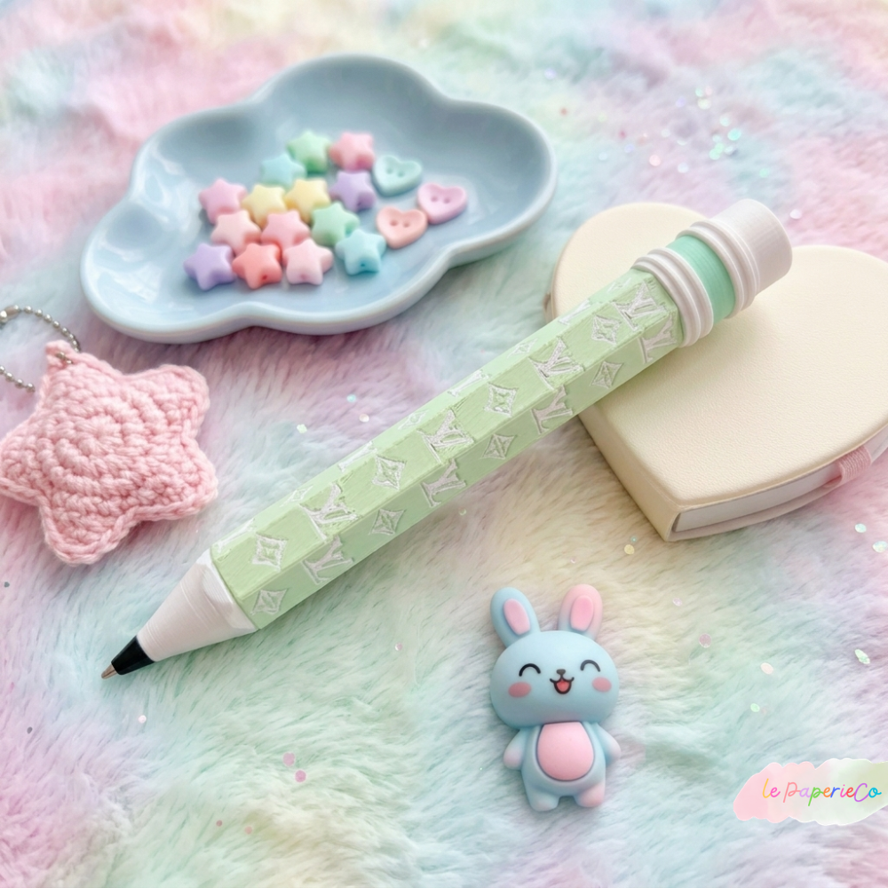Pastel Dream Designer-Inspired Stationery Set – Luxury Aesthetic Writing Pens