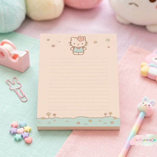 Kawaii Vintage Hello Kitty | Half Letter Size, 50 Pages