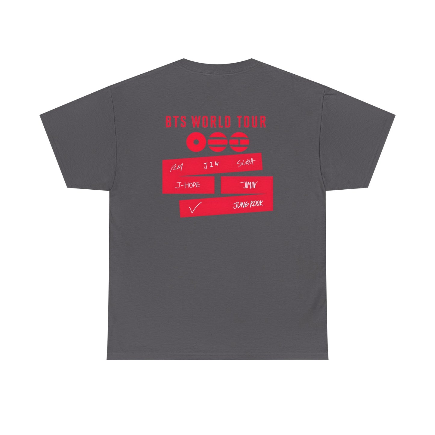 BTS World Tour Jungkook T-Shirt | K-Pop Concert Tee