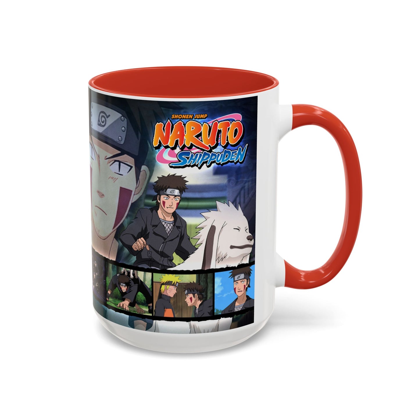 Kiba Collage Coffee Mug | Naruto Shippuden Design (11/15oz)