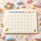Kawaii Peanuts 2027 Calendar Pad