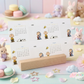 Kawaii Snoopy 2027 Desk Calendar Pad with Wooden Stand