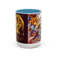 Yu-Gi-Oh! Art Accent Coffee Mug | Pharaonic and Shadi Design (11/15oz)