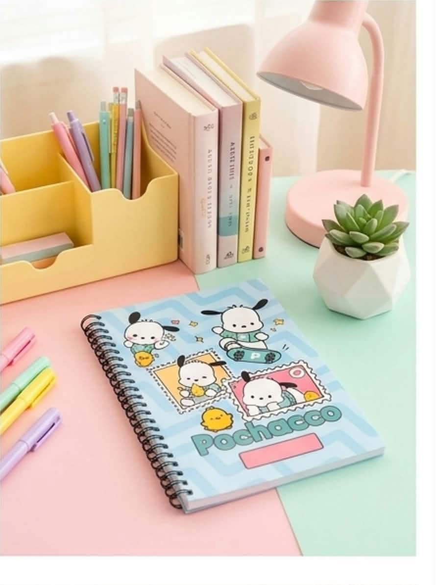 Pochacco Kawaii Custom Spiral Notebook & Journal