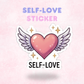 Self-Love | Laminated Sticker/Decal