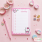 Kawaii Hello Kitty Notepad | 4 x 6 in