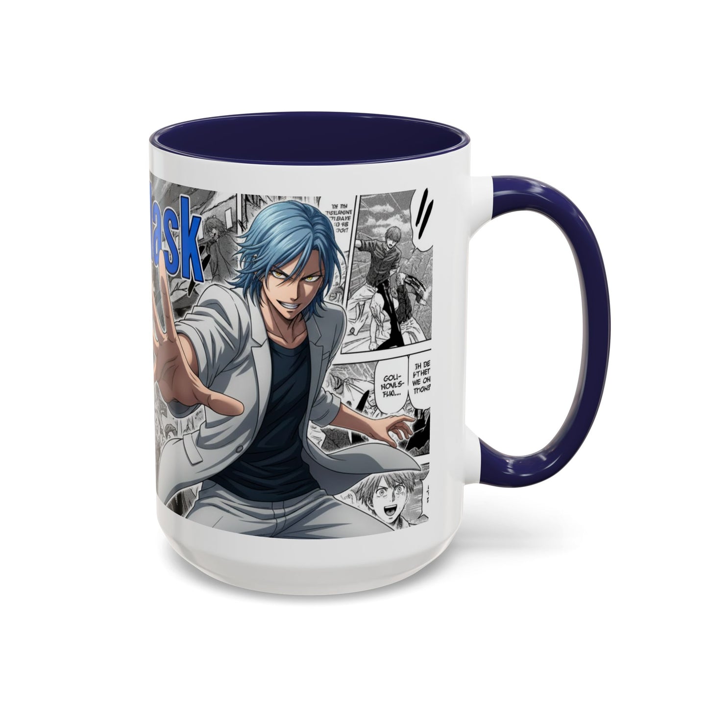 Anime Manga Accent Coffee Mug  Amai Mask Character Design (11/15oz)