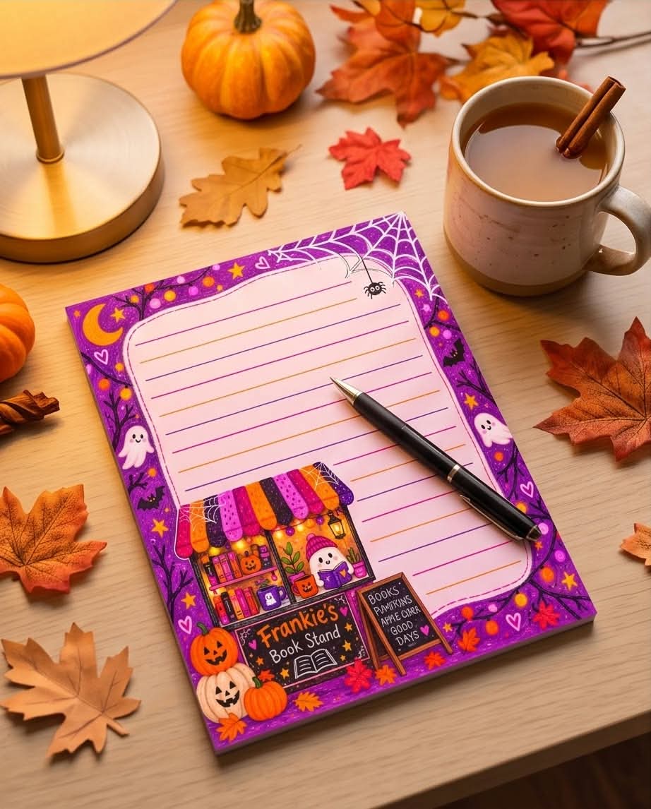 Cute Ghost Notepad & Memo Pad