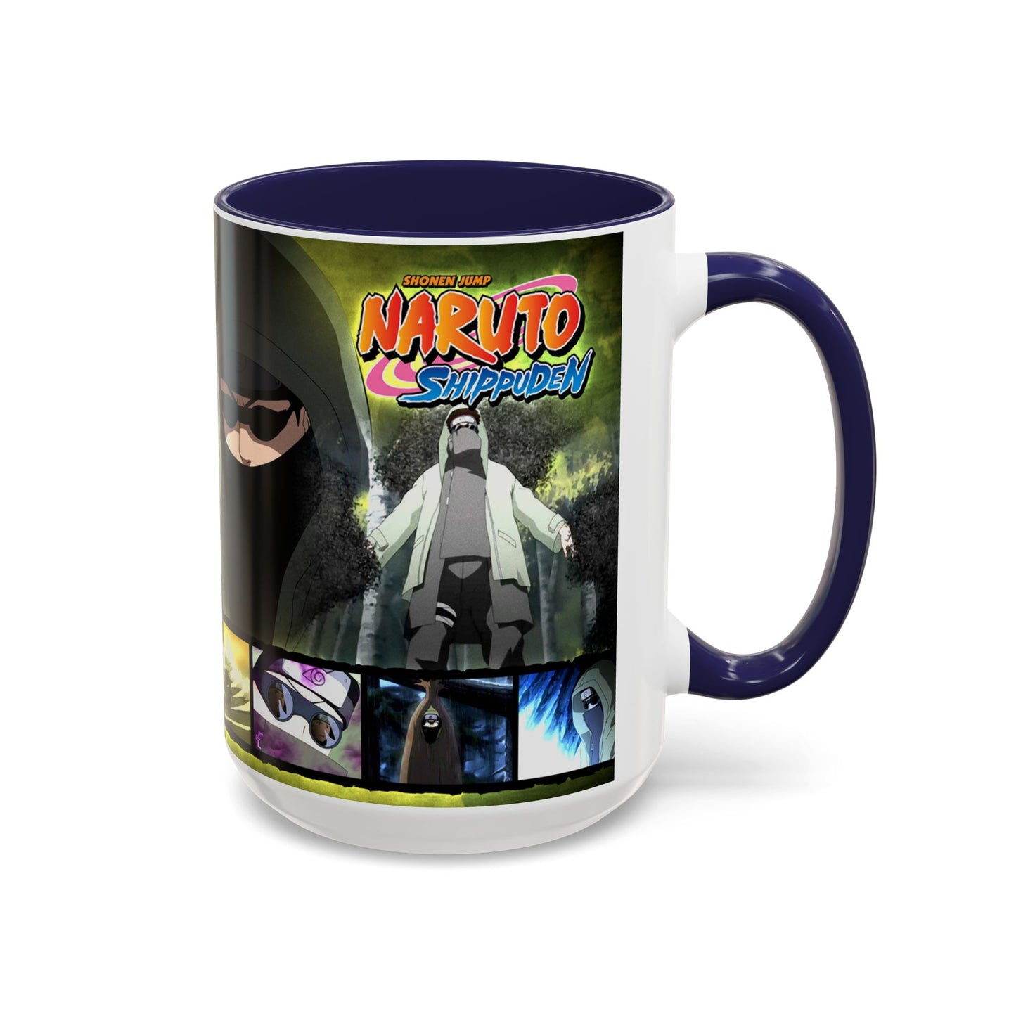 Naruto Shippuden Shino Aburame Accent Coffee Mug  Anime Character Fan Gift (11/15oz)