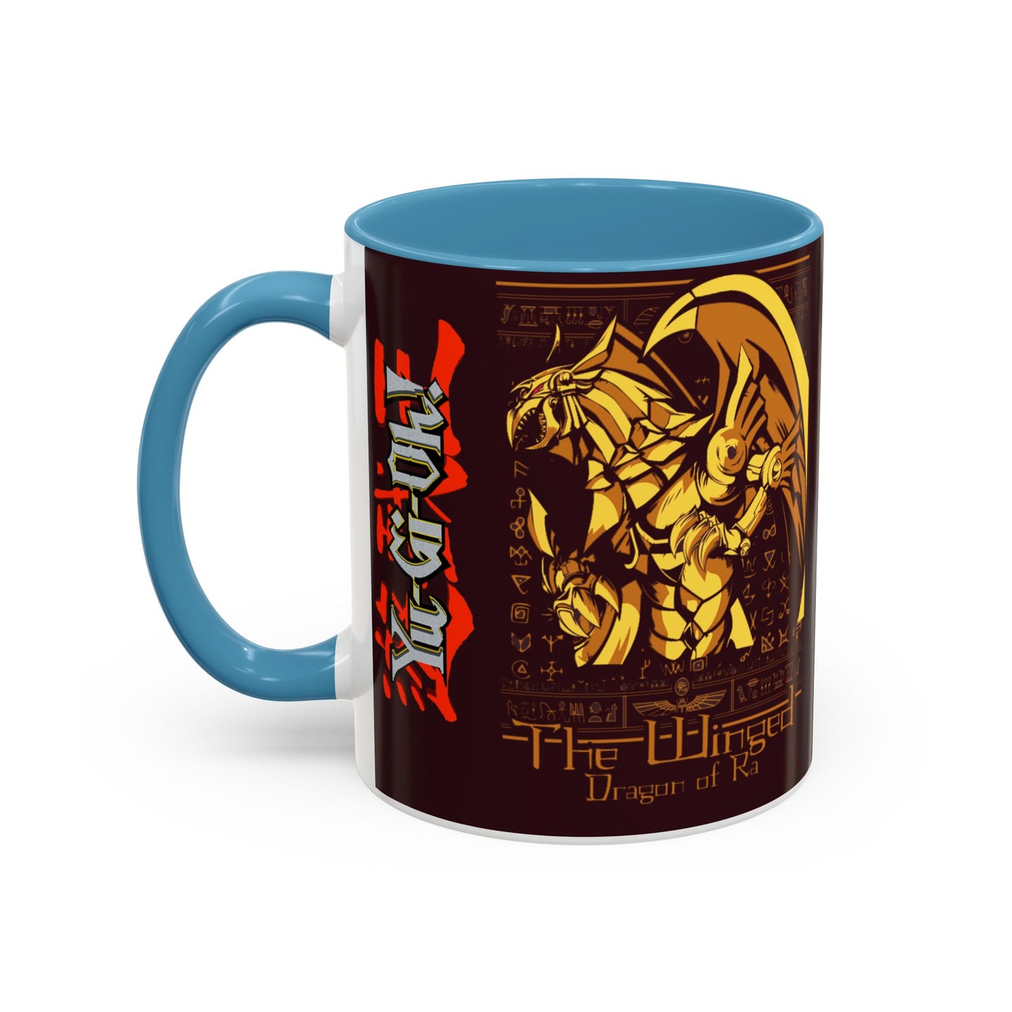 Yu-Gi-Oh! Art Accent Coffee Mug | Pharaonic and Shadi Design (11/15oz)