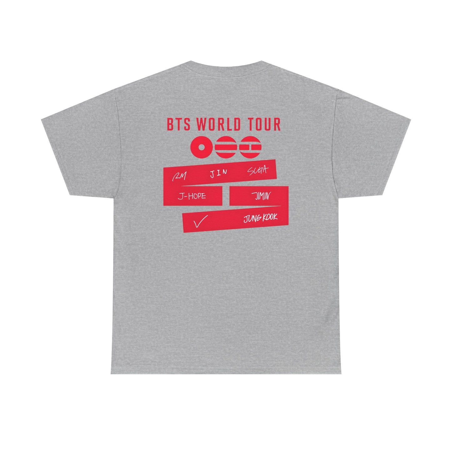 BTS World Tour Tee | Kpop Band Concert Shirt