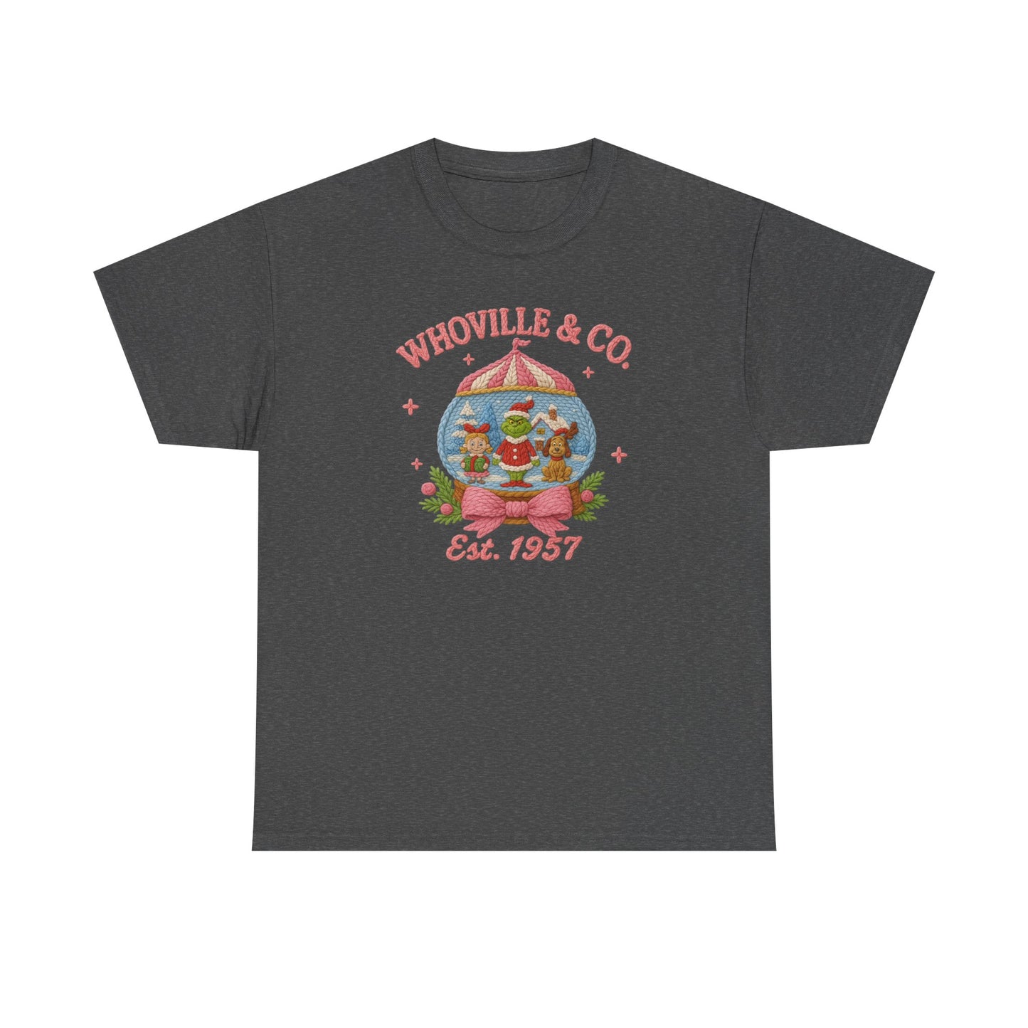 Whoville Snow Globe tee | Christmas Dr. Seuss inspired shirt, holiday village design