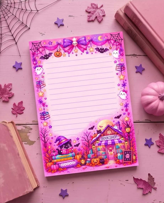Spooky Bookshop Notepad