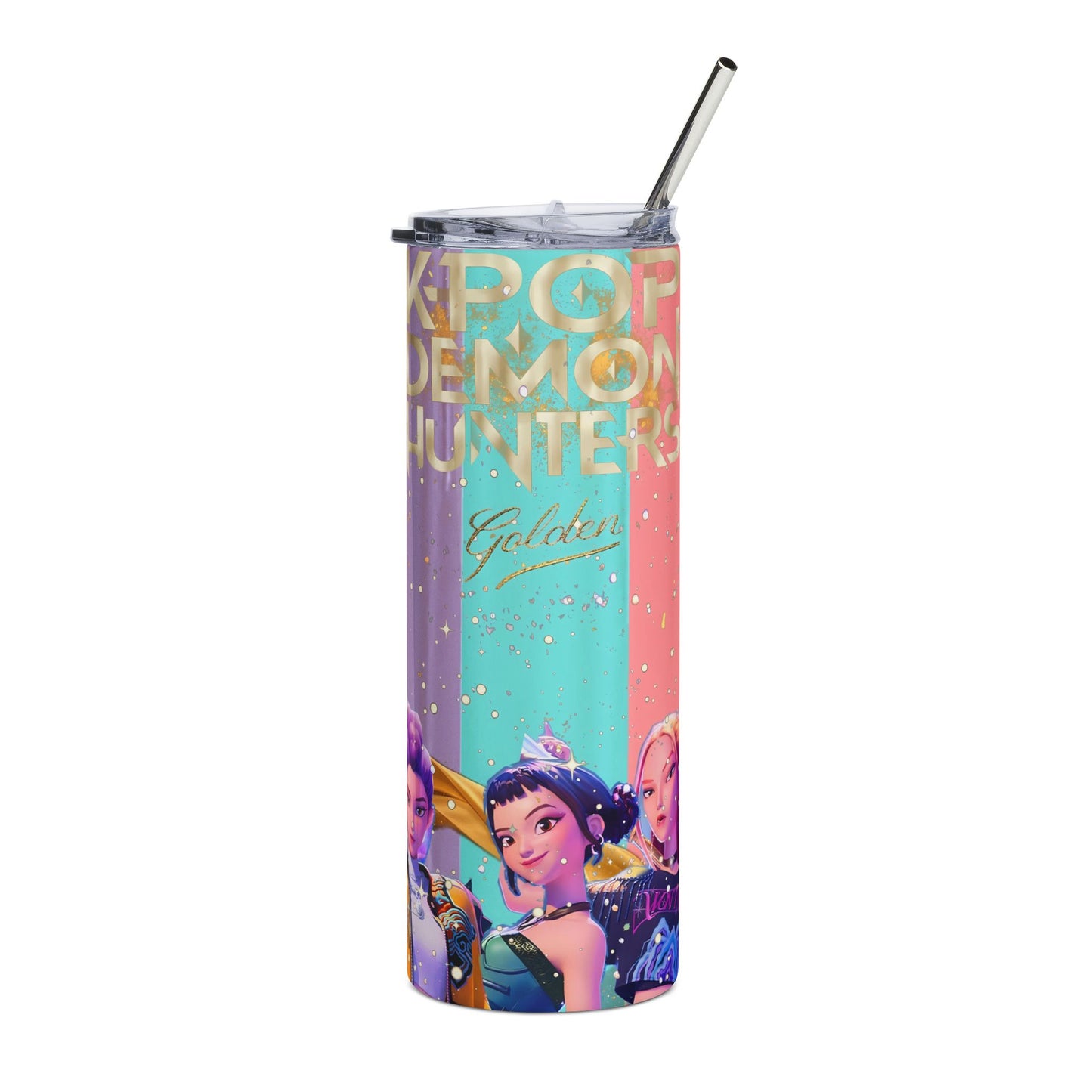 Kpop Demon Hunter Characters Tumbler | 20oz Stainless Steel