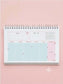 Aesthetic Desktop Weekly Planner & Habit Tracker Notepad