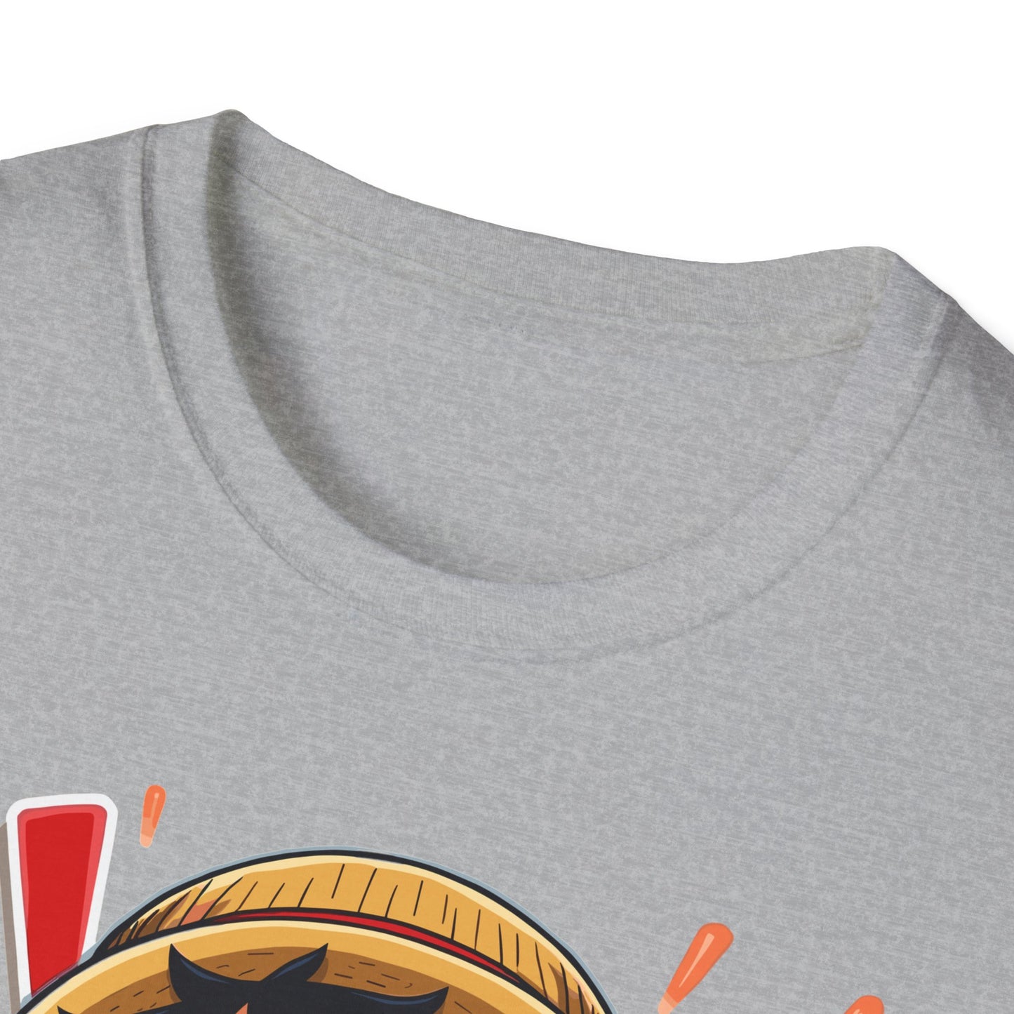 Luffy Graphic T-Shirt | Chibi Straw Hat Pirate Anime Tee| Le Paperie Co