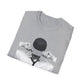 Man in Tie and Cap T-Shirt | Monochrome Portrait Tee