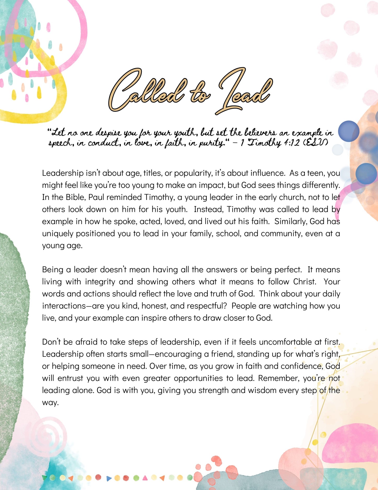 Brave Arrow | 30 - Day Devotional