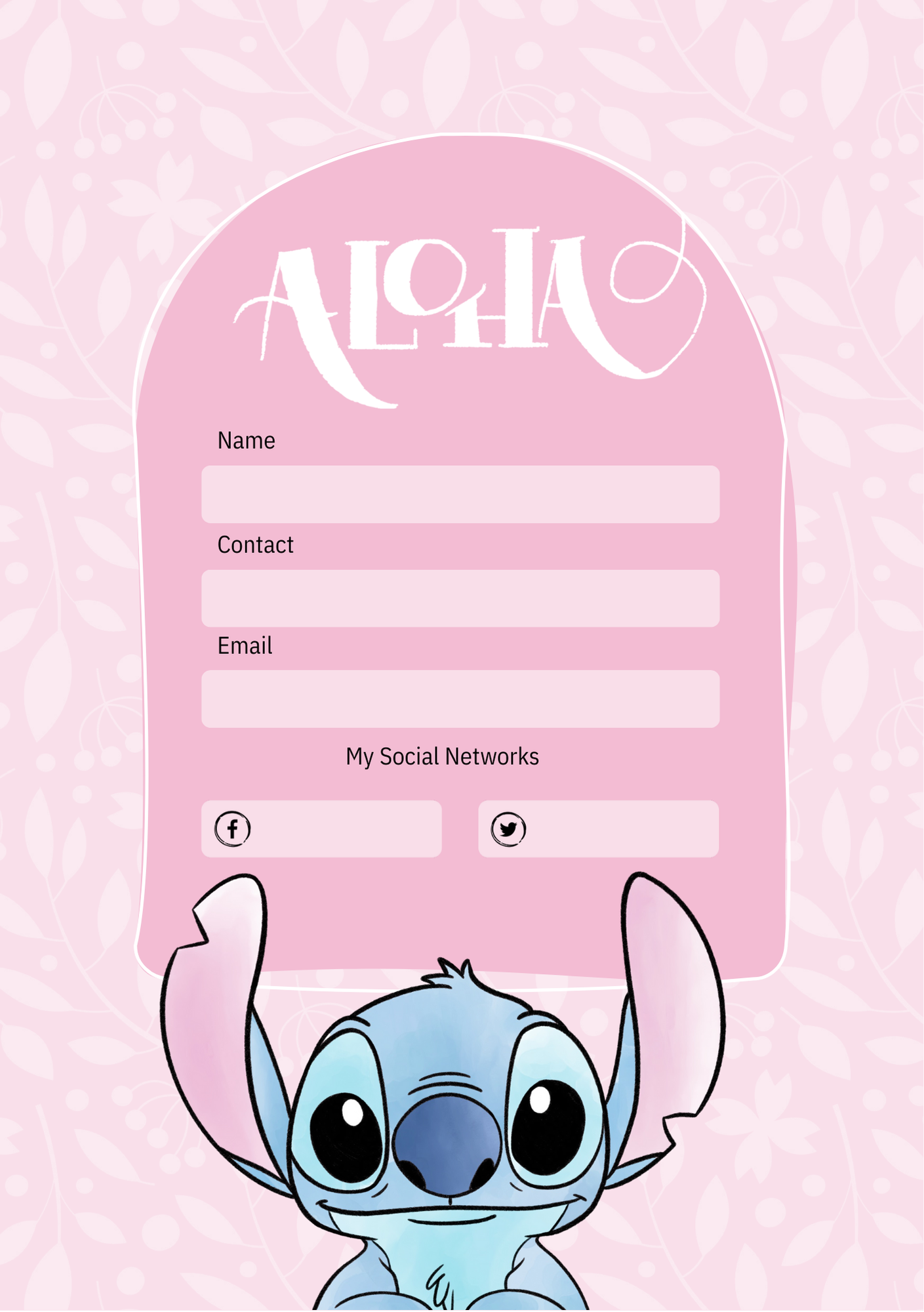 Stitch Inspired 2026 Planner | Digital Download
