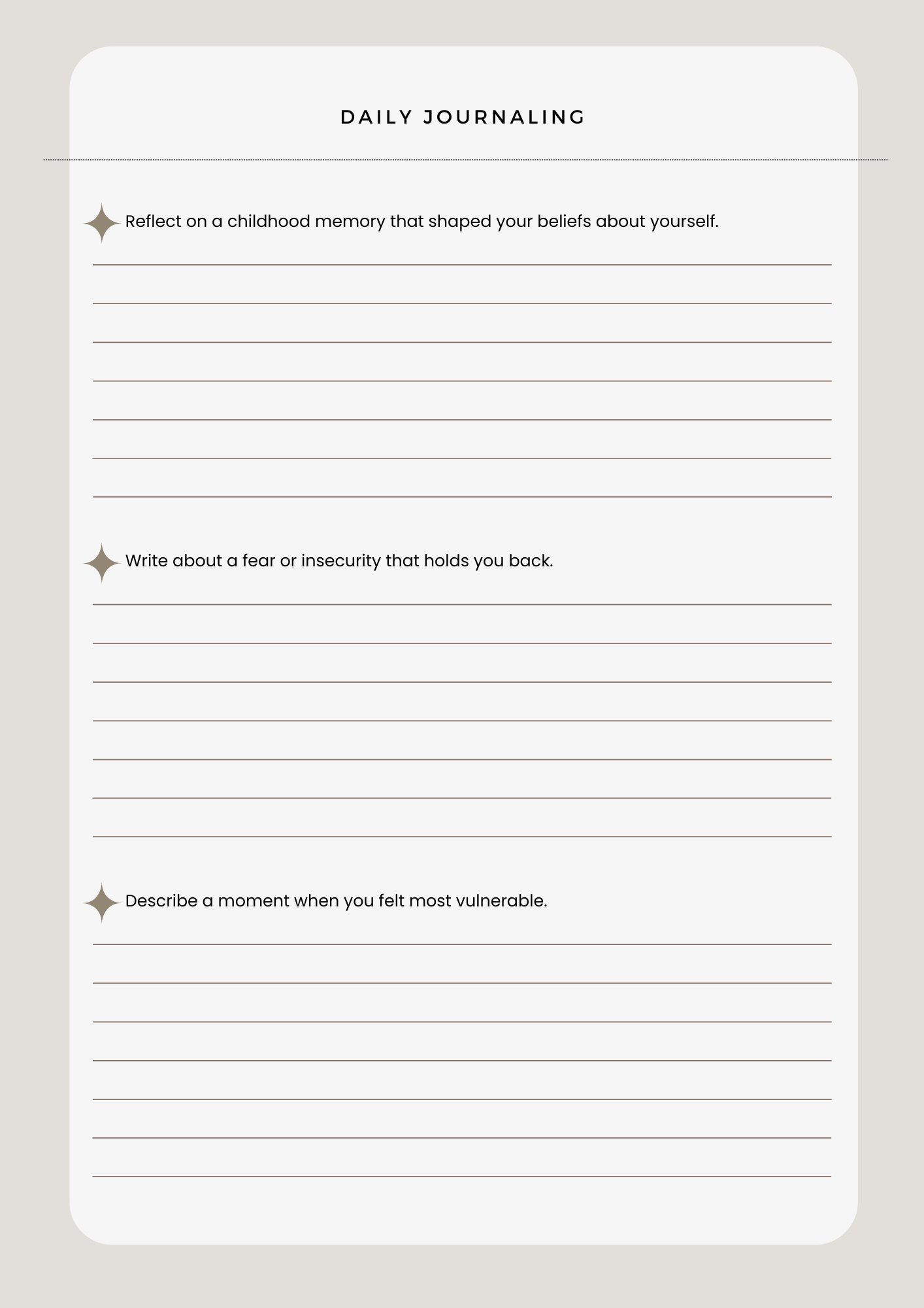 Shadow Work Journal | Digital Download
