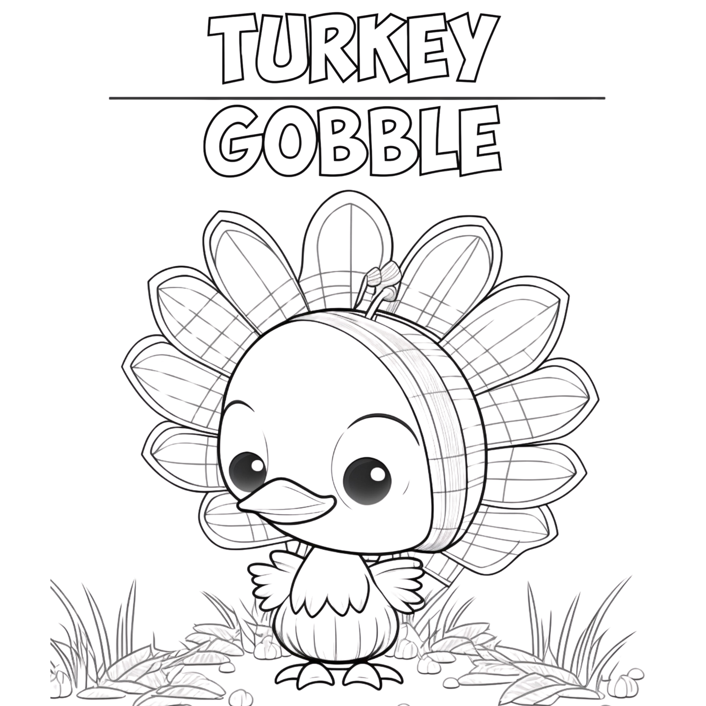Farm Animals Names & Sounds Coloring Book | 8x8 in