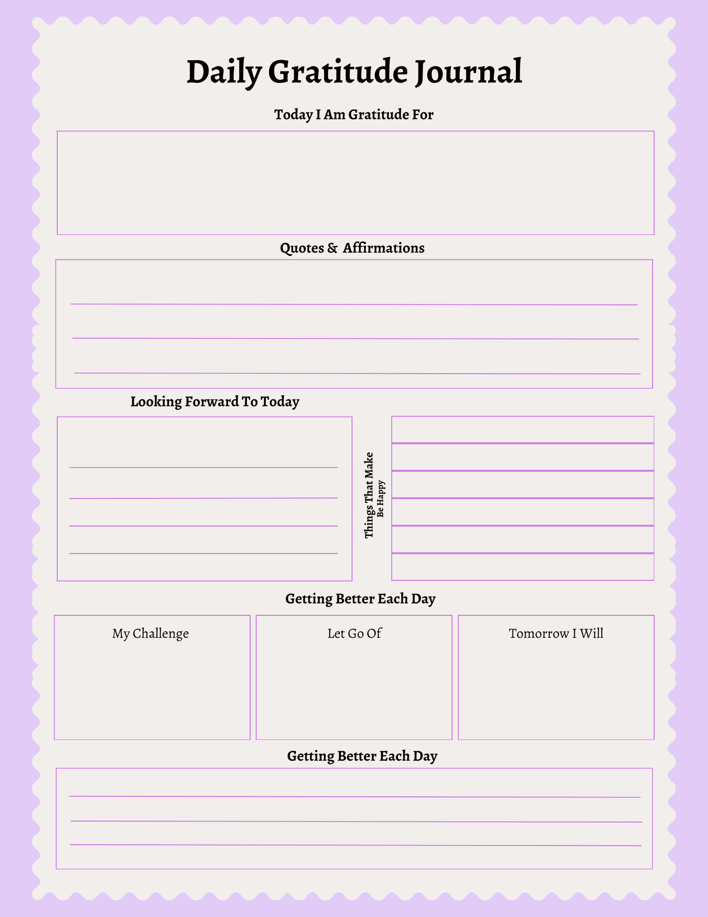 Gratitude Journal | Digital Download