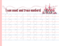 Number Tracing Pad - Princess Theme | Digital Download