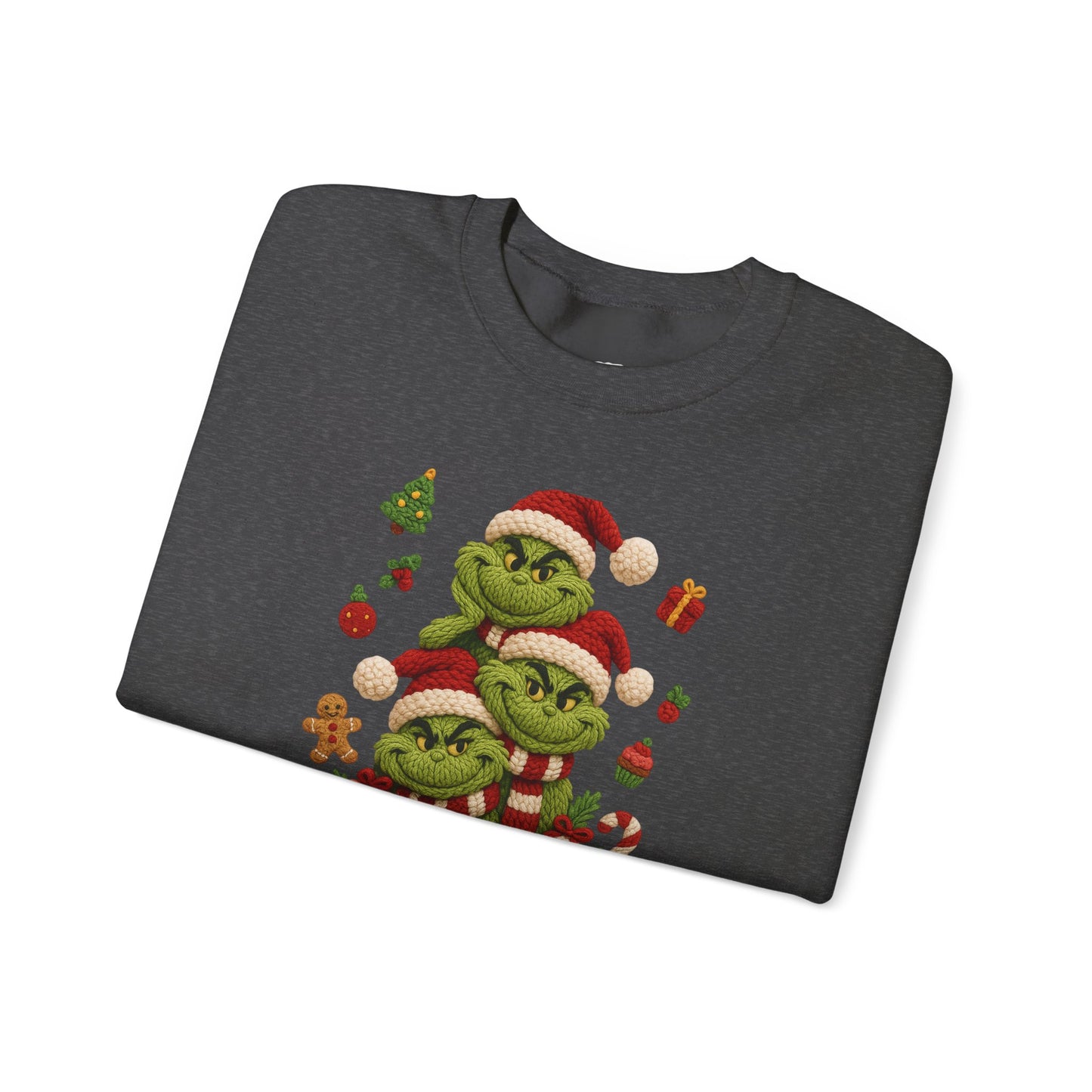 Grinch Family Christmas Tee | Cute Holiday Santa Grinches, Presents, Cookies
