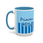 Princess Kitty Portrait Mug | Accent Coffee Mug
