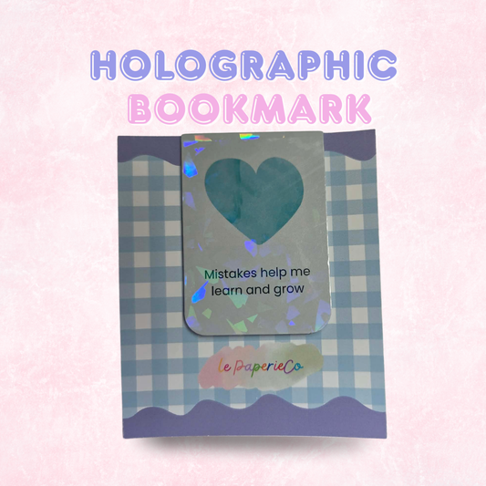 Holographic Bookmark with Quotes
