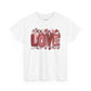 Love Doodle T-Shirt | Hand-Drawn Hearts, Valentine Typography