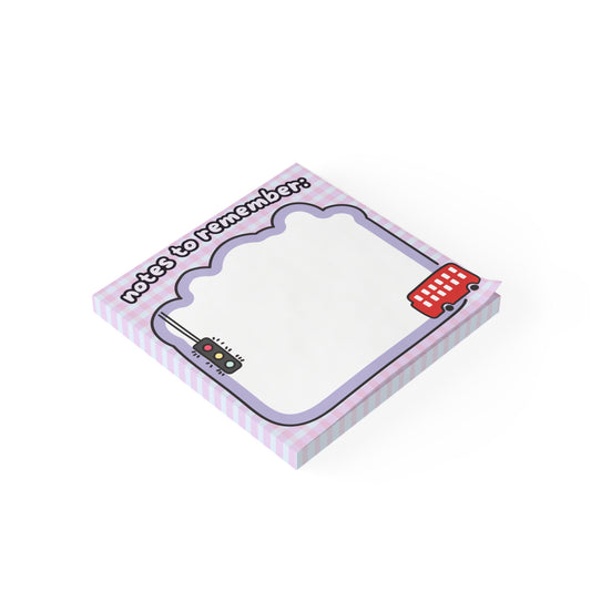 Notes to Remember Sticky Note Pad | Traffic Light & Double-Decker Bus